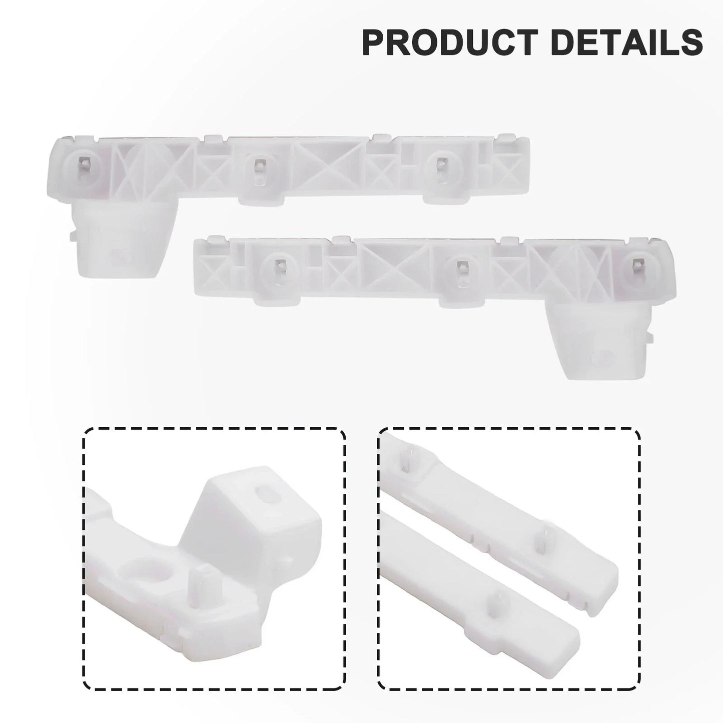 2 x Heavy Duty Front Bumper Bracket for Mitsubishi Lancer (2008–2017)