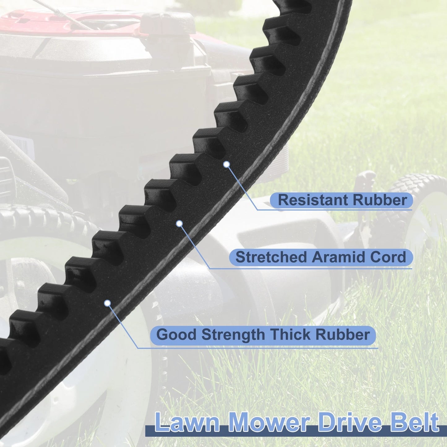 Lawn Mower Deck Belt for Exmark Radius E S X Series (Zero-Turn)