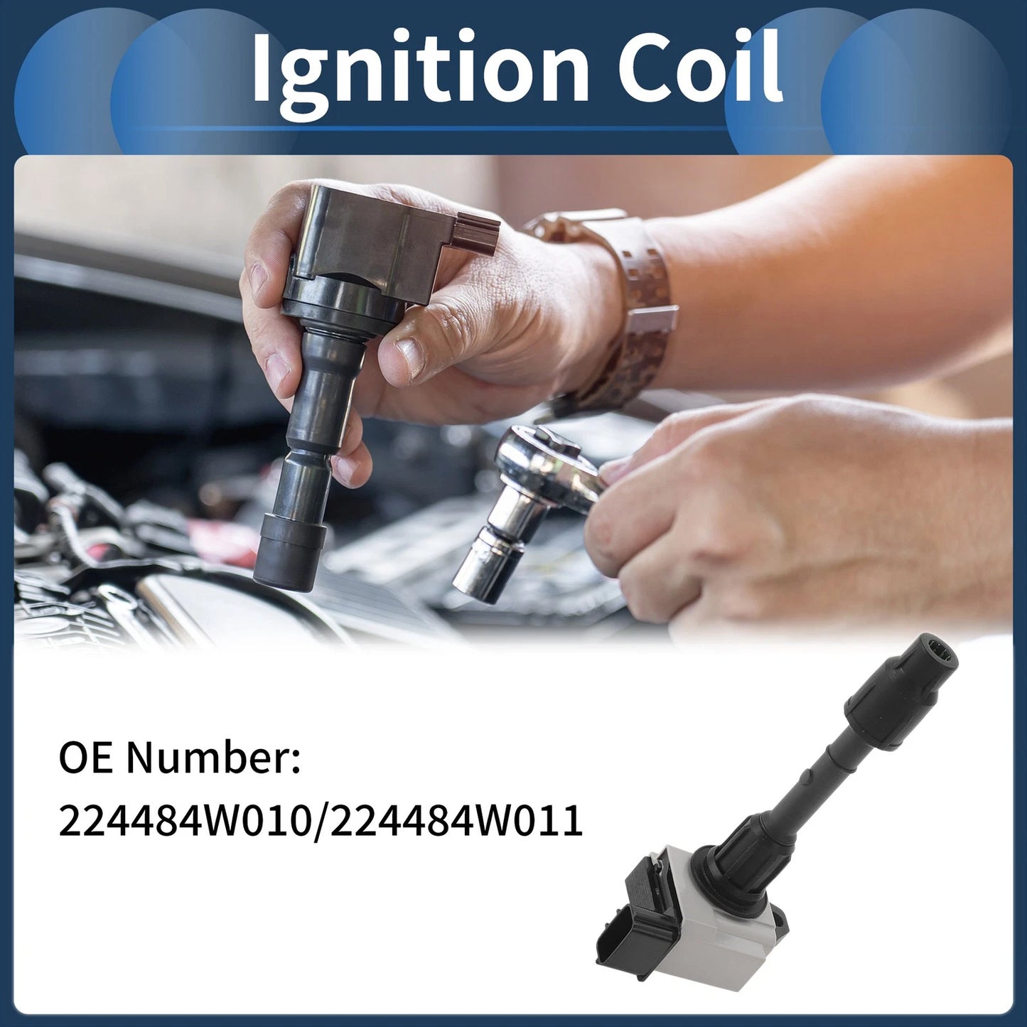 Ignition Coil Pack No. 224484W010 for Infiniti QX4 (2001)