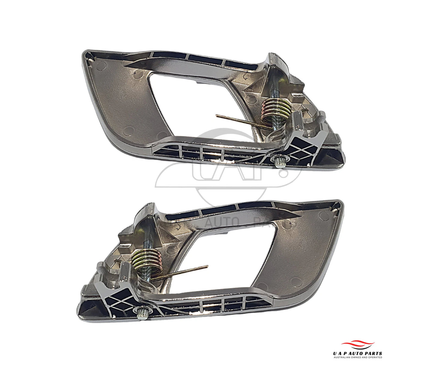Set of 2 Dark Chrome Inner Door Handles for Ford Ranger PX BT50 (2011–2022)