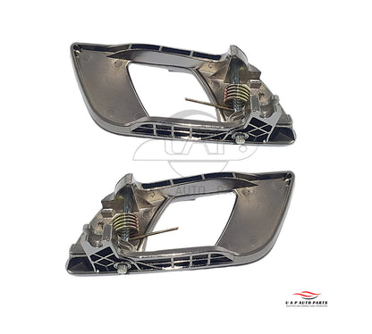 Set of 2 Dark Chrome Inner Door Handles for Ford Ranger PX BT50 (2011–2022)