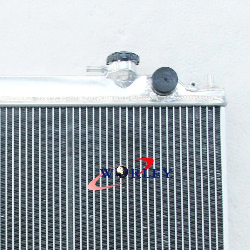 Aluminum Radiator + Fan for Nissan Navara D22 R50 1997-2001 Diesel