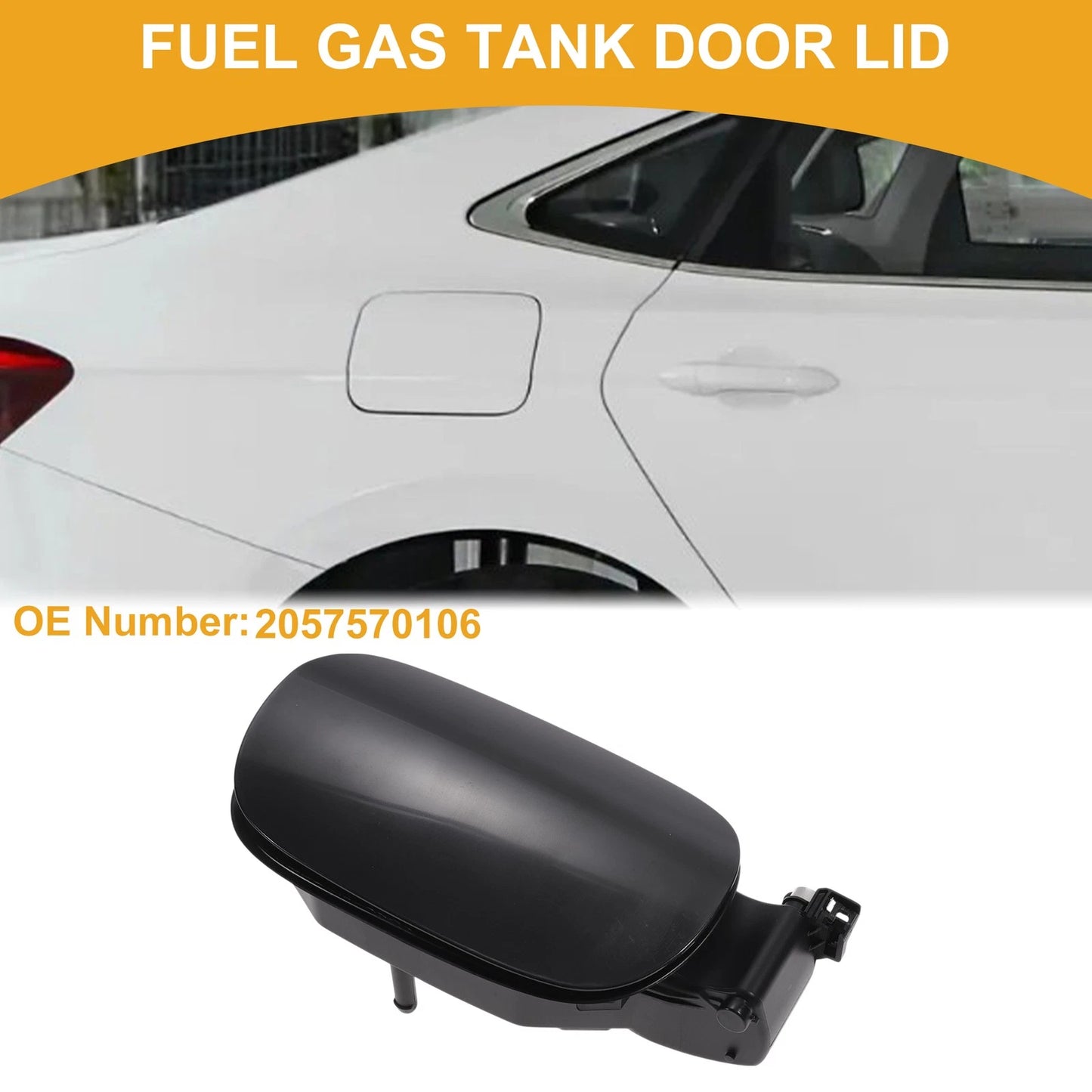 Fuel Tank Door Cap for Mercedes-Benz C180 C200 (2015–2021) No.2057570106