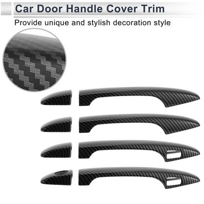 Door Handle Cover for Toyota Prius (2010–2023) Carbon Fiber Black