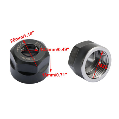 Clamp Nut Type ER16-A for CNC Milling Chuck Holder Lathe