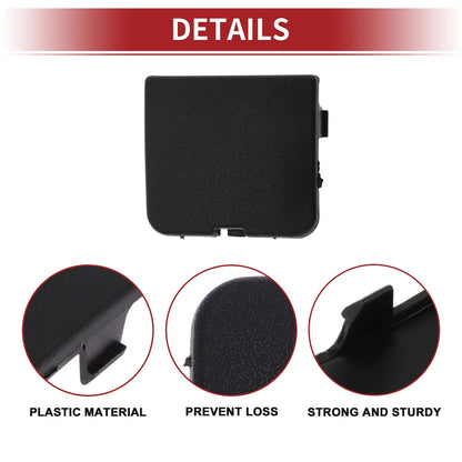 Rear Tow Hook Cover Cap for Ford Focus 2012–2017 No. 1872237 Black 1 Pc