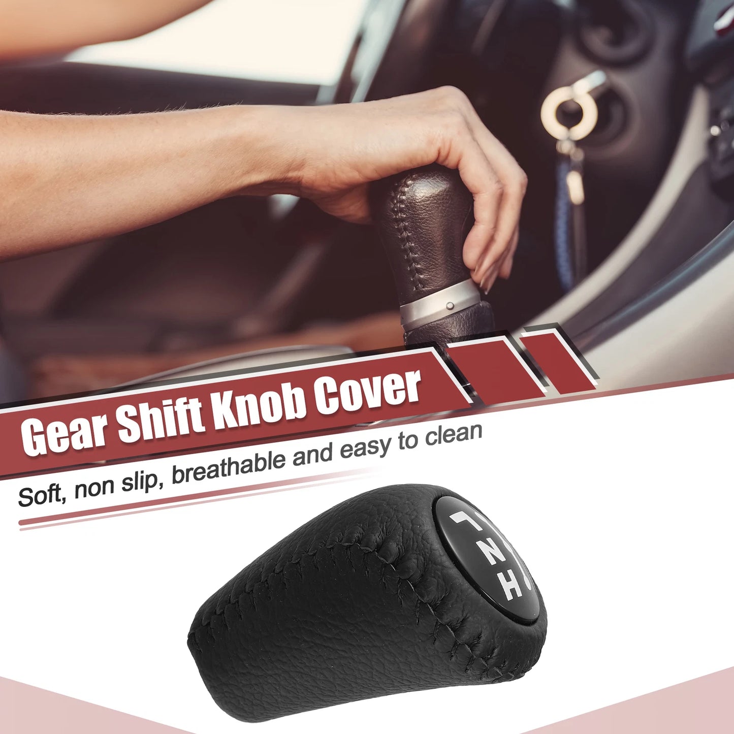 Automatic Gear Shift Knob for Toyota Land Cruiser Prado 120 (2003–2009) Black