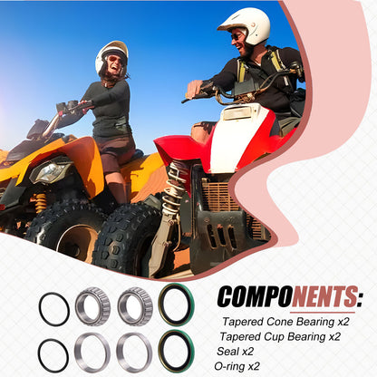 Rear Hub Bearing Seal Repair Kit for Polaris Trail Blazer (2000–2008)