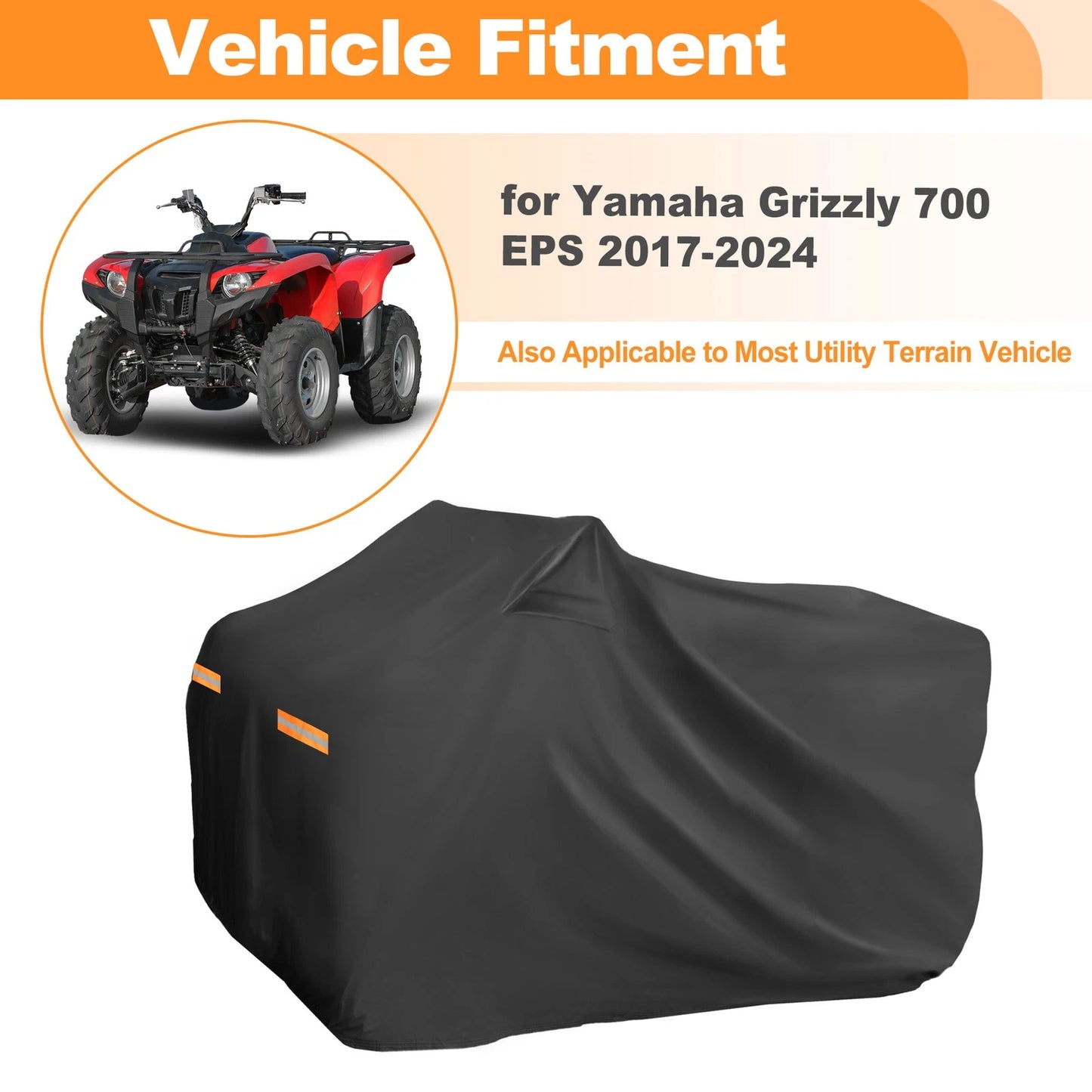 Waterproof ATV Cover for Yamaha Grizzly 700 EPS (2016–2023)