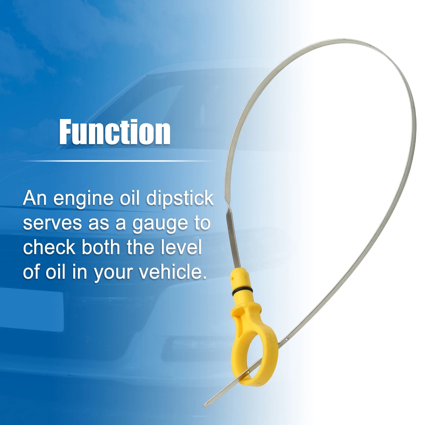 Engine Oil Fluid Level Dipstick for Ford Taurus 3.0L V6 (2002–2006) No. 5L8Z6750AA