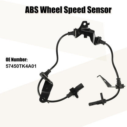 1pc ABS Wheel Speed Sensor No.57450TK4A01 for Honda Acura TL (2009–2014)