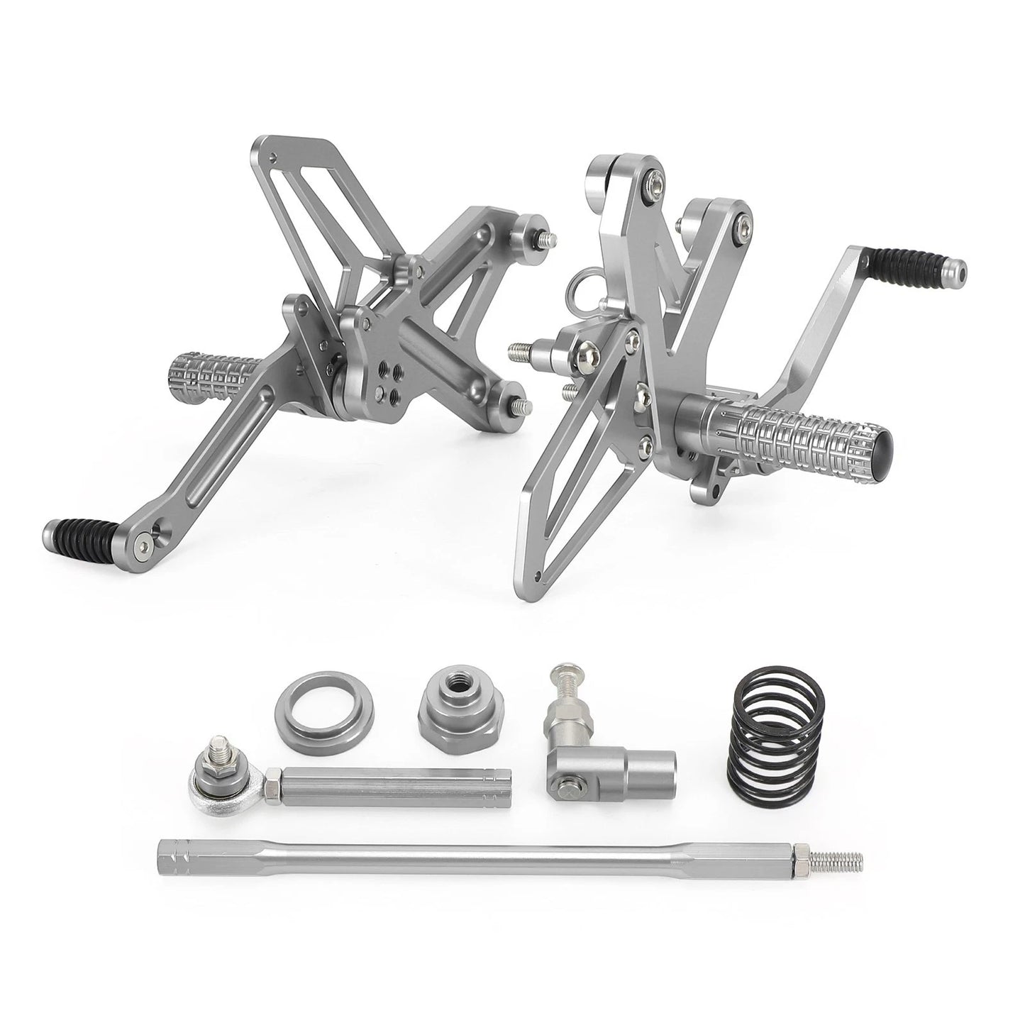 Silver Reverse Control Footrest for Kawasaki Ninja ZX-25R (2020–2021)
