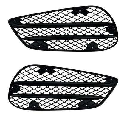 1 Pair Black Front Air Vent Trim for Benz E-Class W212 (2013-2015)
