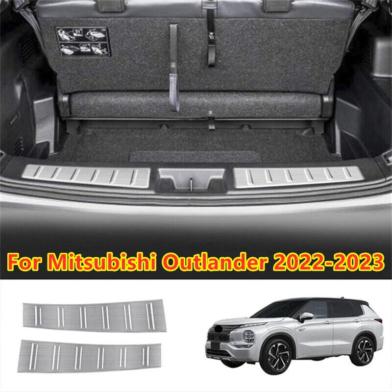 Silver Bumper Guard Plate Cover Trim for Mitsubishi Outlander (2022–2023)