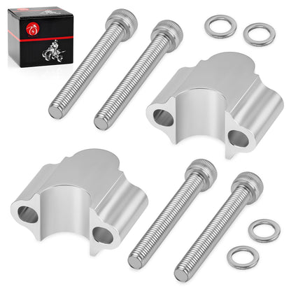 Handlebar Risers for Honda Suzuki ATV Dirt Bike Motorcycle (30mm Height)