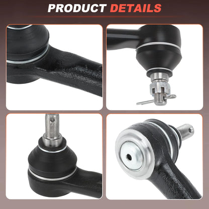 Set of 2 Outer Tie Rod Ends for Honda Passport Ridgeline Acura MDX
