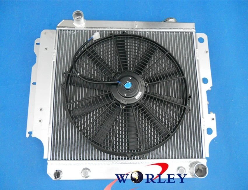 Aluminum Radiator with Fan for Jeep Wrangler YJ/TJ (1987–2006)