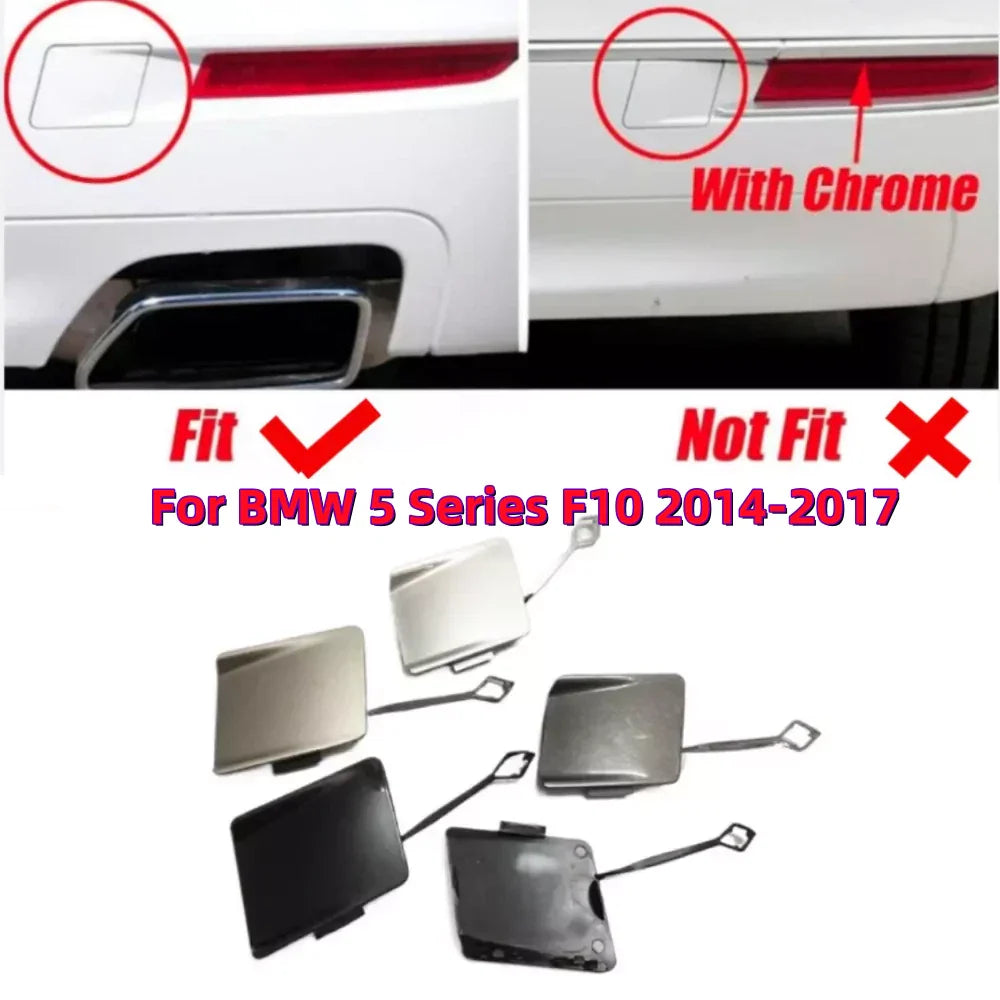Rear Bumper Tow Hook Eye Cover Cap for BMW 5 Series F10 (2014–2017)