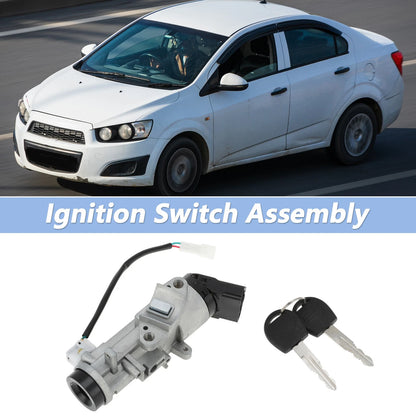 Ignition Lock Cylinder for Chevrolet Aveo (2004–2011) No.96261298 w/ 2 Keys