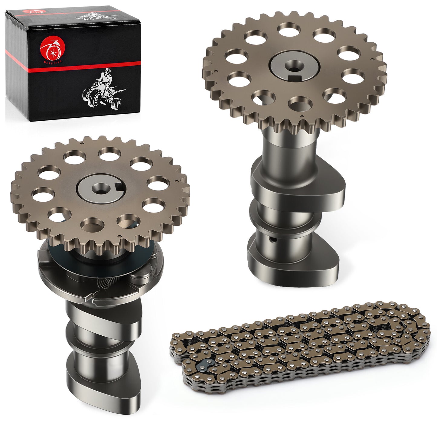 Intake & Exhaust Camshaft with Timing Chain for Suzuki Quadsport Z400 (2003–2014)