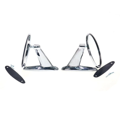 Set of 2 Chrome Door Mirrors for Chevrolet Bel Air (1950–1957)
