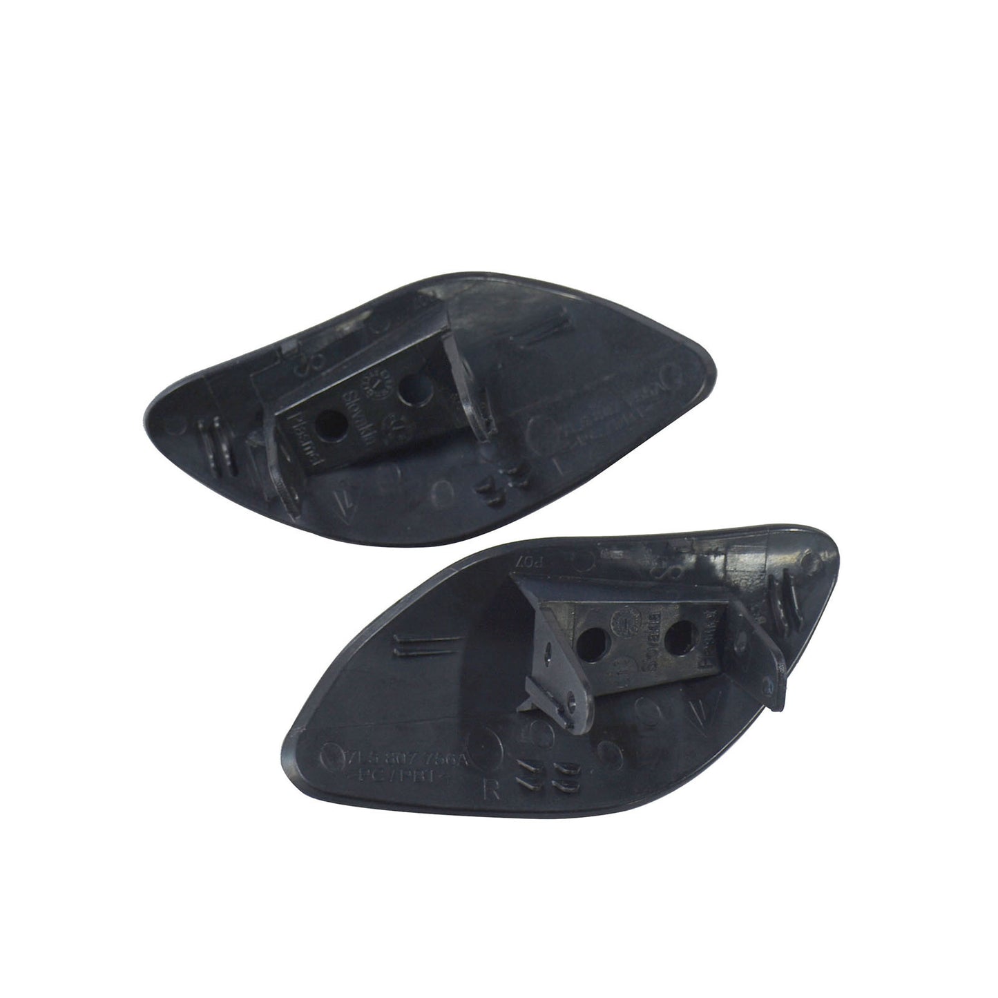2X Front Headlight Washer Spray Nozzles Caps for Porsche Cayenne (2008–2010)