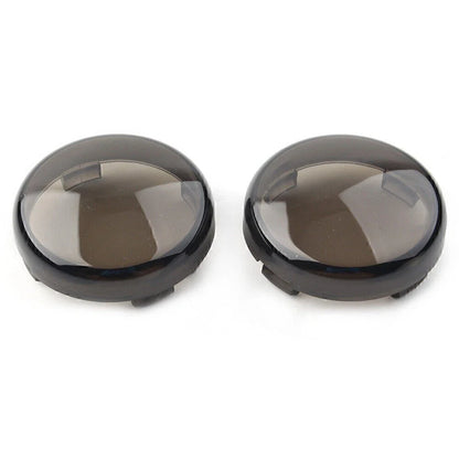 Smoke Turn Signal Lens Covers for Harley Touring Softail Dyna