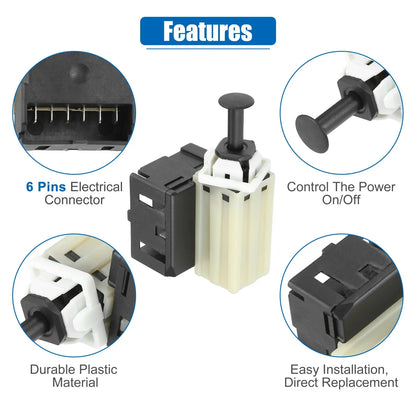 Stop Lamp Switch for Dodge Avenger 2013-2014 (2 x Stoplight Switches)