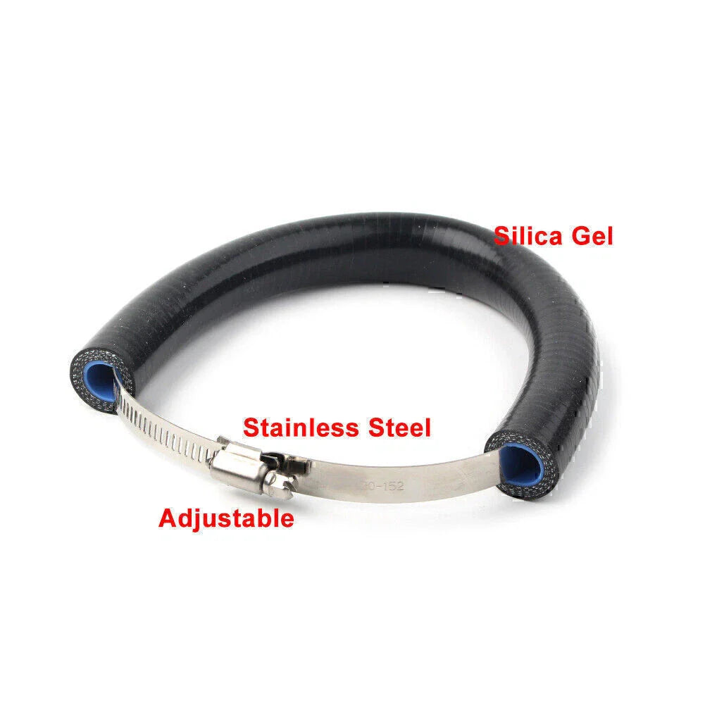 Black Exhaust Pipe Heat Shield Cover Guard for Universal Motorcycle