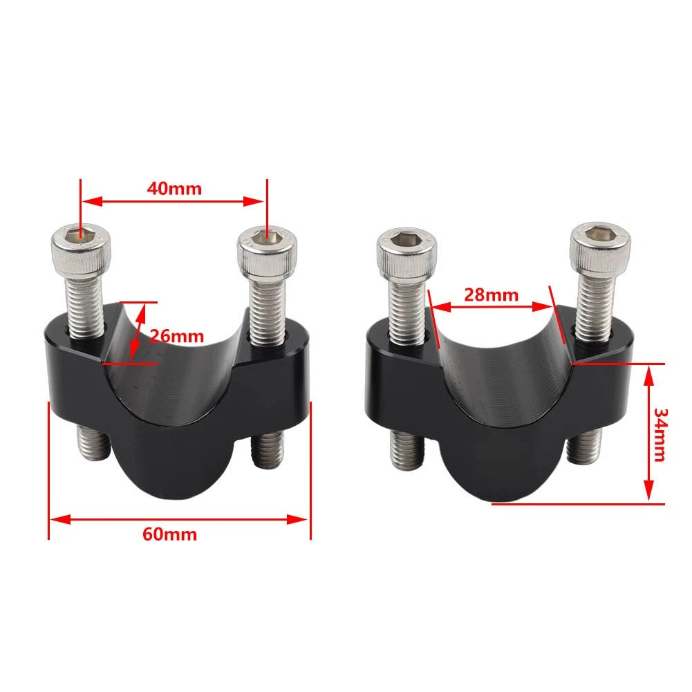 1 1/8" Handlebar Riser Clamp Mount Bracket for CFMOTO 800MT (2021-2025)