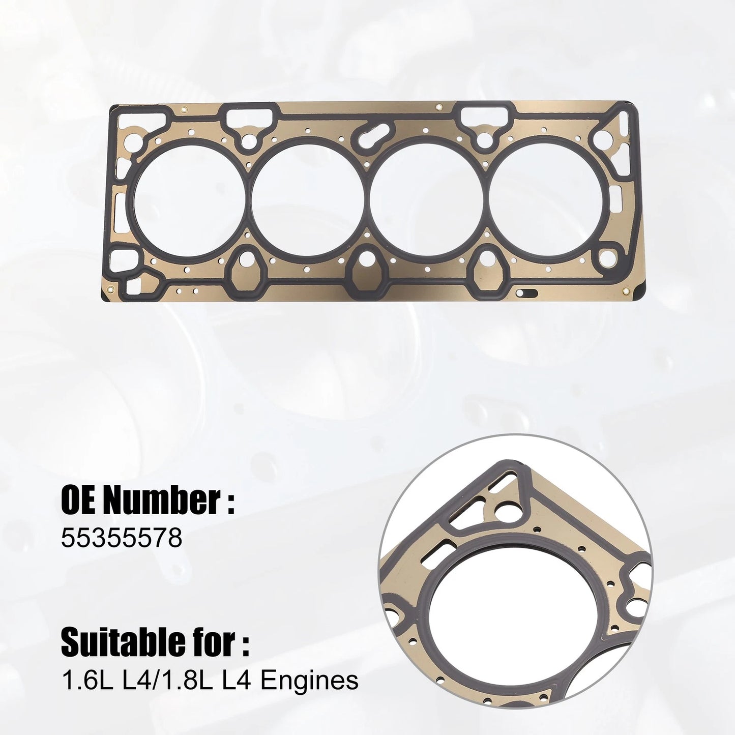 Cylinder Head Gasket for Chevrolet Cruze (2011–2015), Sonic (2012–2018)