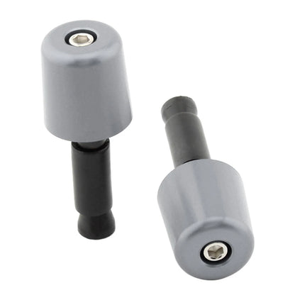 Handlebar Grips for Universal Motorcycle (1.5 in/38.1mm) - Grey