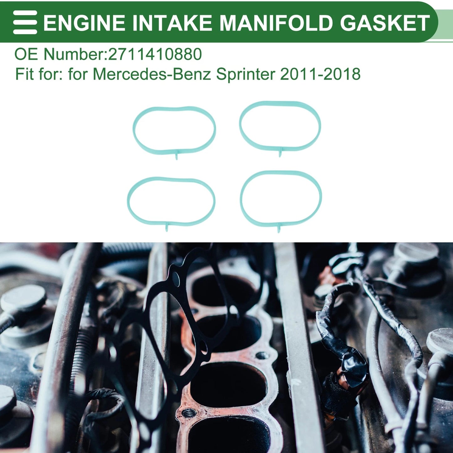Engine Intake Manifold Gasket for Mercedes-Benz Sprinter (2011–2018) No. 2711410880