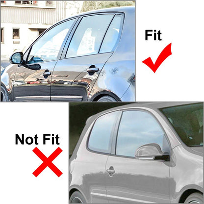 Gloss Black Rear Window Louver Cover Trim  for VW Golf MK5 (2004-2008)