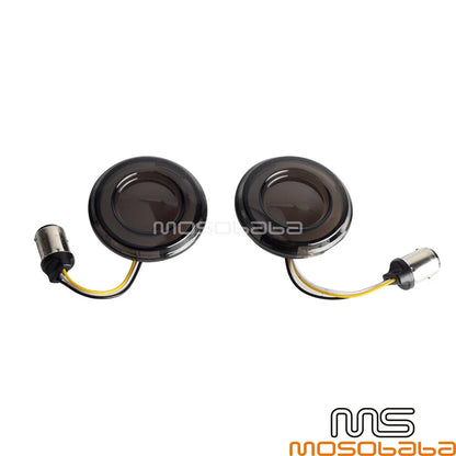 Front LED Turn Signal Lights for Harley Softail Dyna