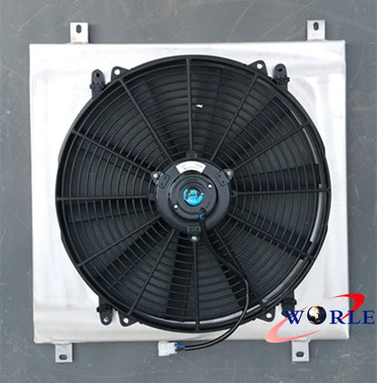 Aluminum Radiator Shroud & Fan for Datsun 1200 (1970-1973)