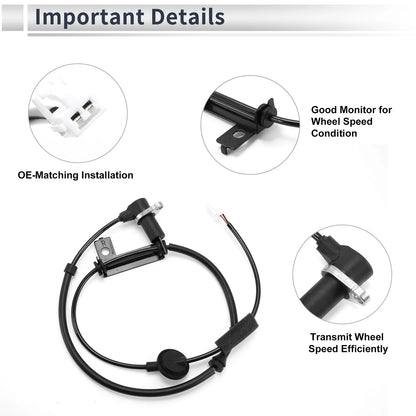 ABS Wheel Speed Sensor No. 9566026000 for Hyundai Santa Fe (2001–2006)