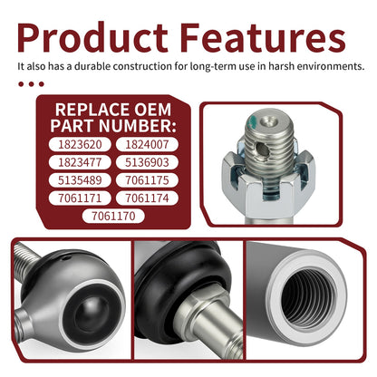 2 Tie Rod Ends Kit for Polaris Sportsman XP 850 (2009–2014)