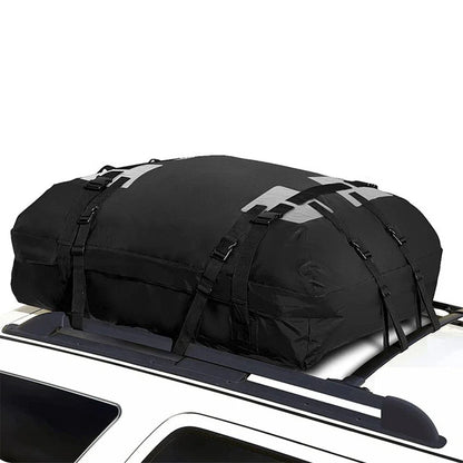 Car Roof Cargo Bag 15 cu ft Waterproof Tear-Resistant for Cars