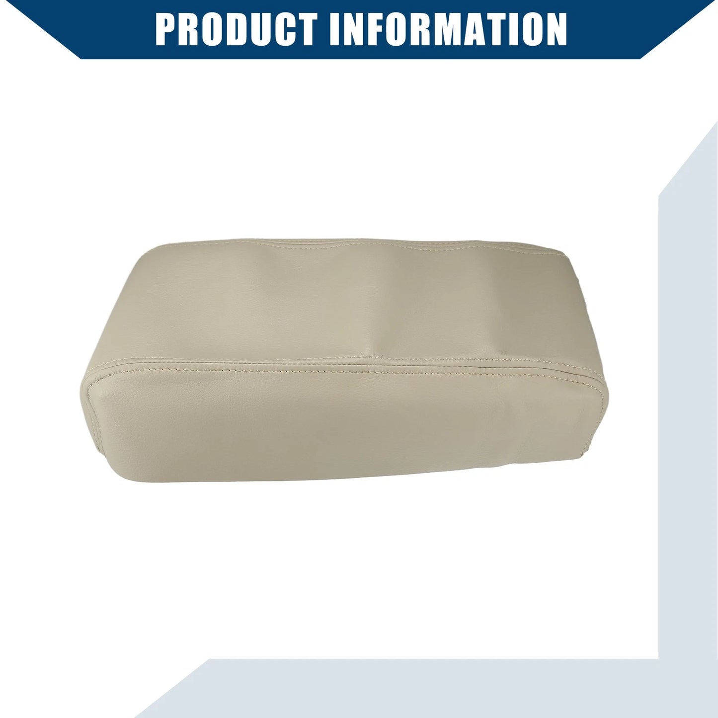 Center Console Armrest Covers for Nissan Pathfinder (1996–2004) Faux Leather Beige