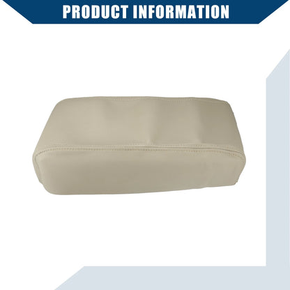Center Console Armrest Covers for Nissan Pathfinder (1996–2004) Faux Leather Beige
