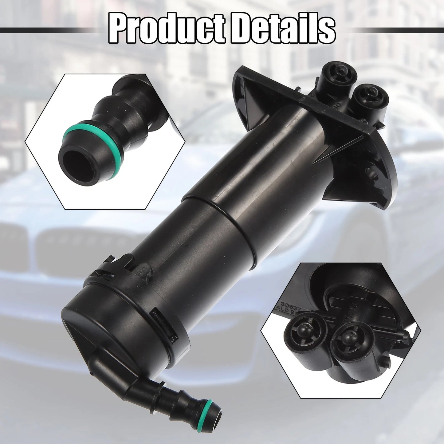 Front Right Headlight Washer Nozzle for Audi Q7 (2011–2015) 8R0955985A