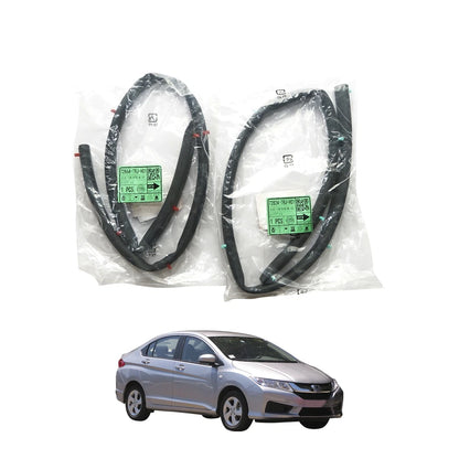 Set of 2 Rear Door Sub-Seal Rubber for Honda City (2014–2020)