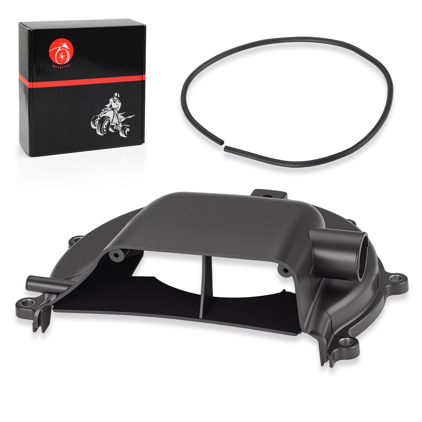 Cooling Fan Cover for Suzuki LT80 (1987–2006) - Black