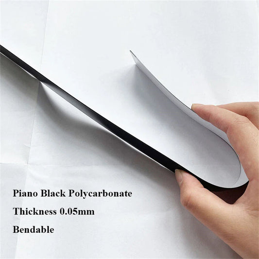 6 Pcs Black Window Pillar Trim Covers for Honda CR-V (2007-2011)