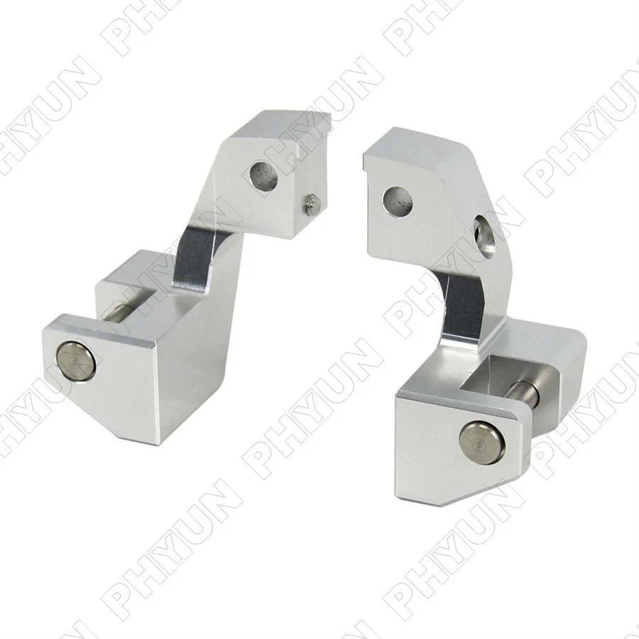 Motorbike Passenger Footrests Lowering Kit Silver for BMW R 1200 RT LC 1250 RT