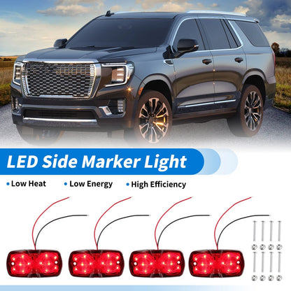 Set of 4 LED Side Fender Marker Lights