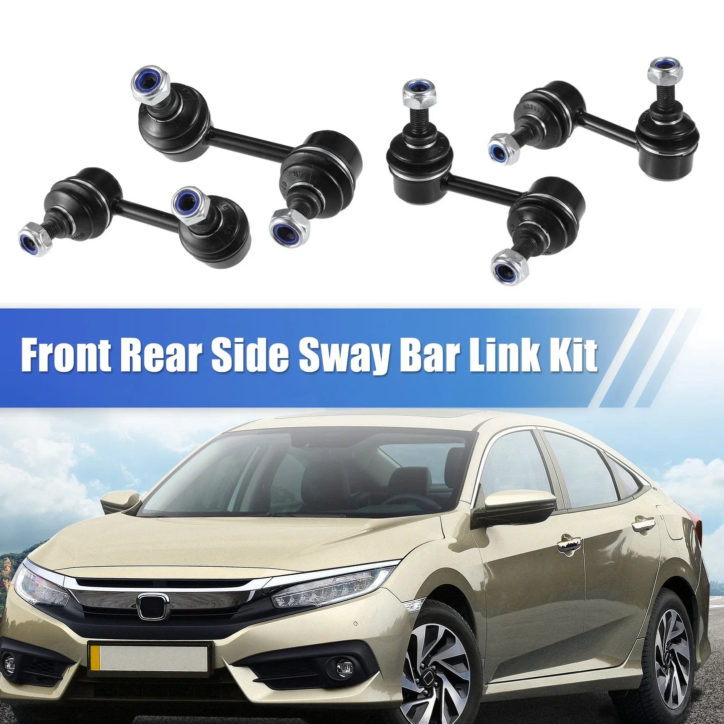 4 Pcs Sway Bar Link Kit for Honda Civic (2006-2011)