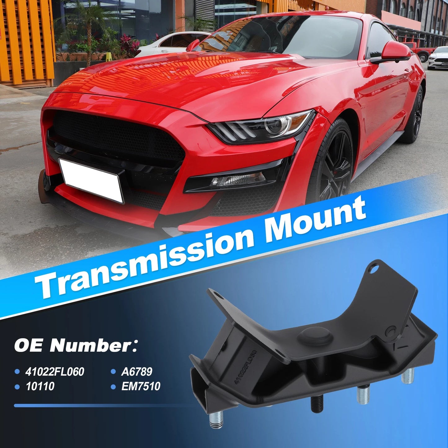 Transmission Mount 41022FL060 for Subaru Outback Crosstrek Forester Impreza (2010–2023)