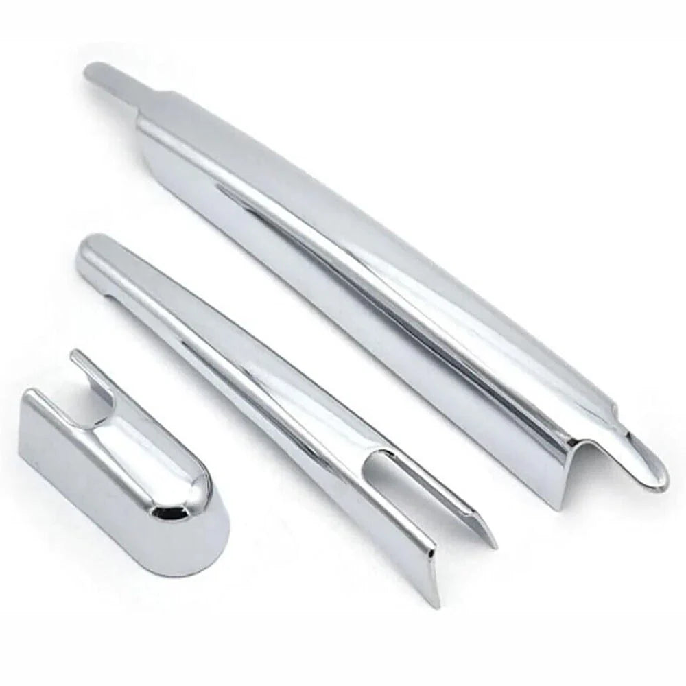 3 x Rear Window Wiper Blade Cover Trim Chrome for Mitsubishi Outlander (2022-24)